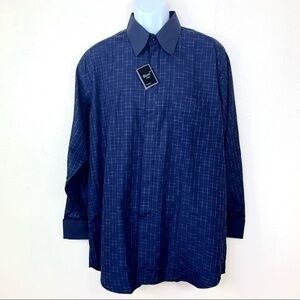 NWT Biani Of Italy Men’s Casual shirt Blue XL